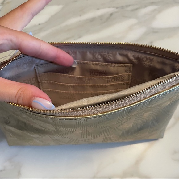 Michael Kors Gold Clutch - Picture 5 of 6